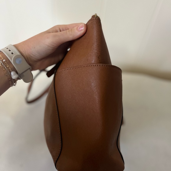 Michael Kors Large Tan Brown Jet Set Tote Bag Purse Handbag - Picture 11 of 13